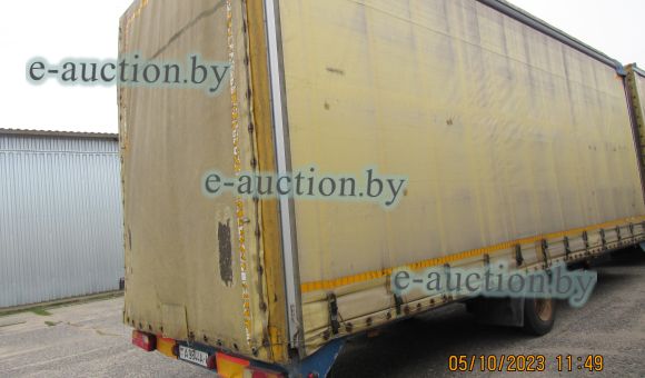 Прицеп платформа тентовая HARBECK B5AL, 2007