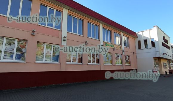 Здание магазина в г. Слуцке, площадью 3703.7 м²