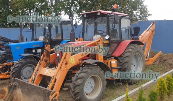 Экскаватор-погрузчик Амкодор 702ЕА на базе Беларус 92П, 2021