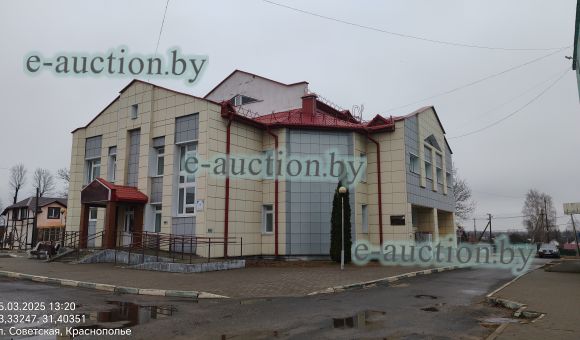 Здание бани в гп Краснополье, площадью 1553.2м²