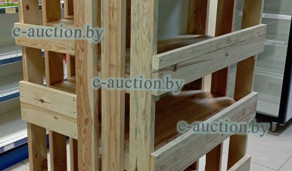 Стеллаж деревянный №10