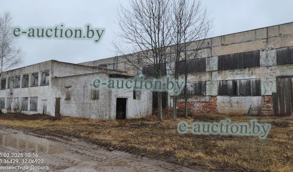 Здание мастерской в г. Костюковичи, площадью 2246м²