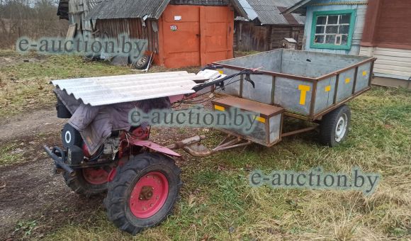 Мотоблок MB-9DE с прицепом