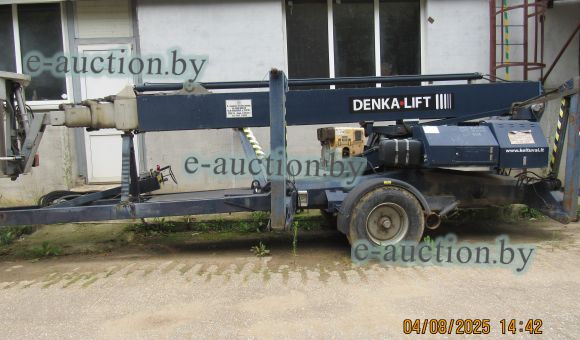 Прицепной телескопический подъемник Denkalift для проведения высотных работ 23 м