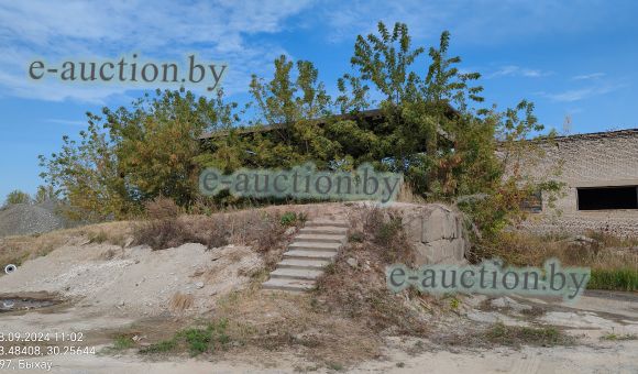 Незавершенное законсервированное капитальное строение в г. Быхове, площадью 102м²