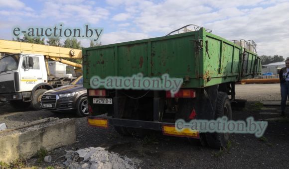 Полуприцеп бортовой МАЗ 9380, 1990