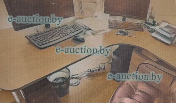 Стационарный компьютер в сборе: монитор, мышь, системный блок, клавиатура
