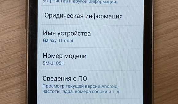 Смартфон Samsung Galaxy J1 mini (SM-J105H)