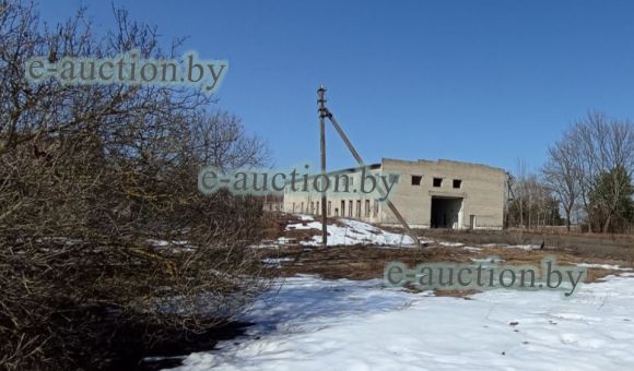 Здание ремонтной мастерской вблизи гп Копаткевичи (Петриковский район), площадью 1079.6м²