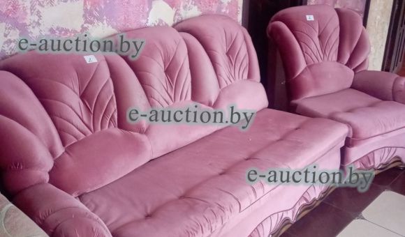 Мягкий угол (розовый с деревянными вставками)