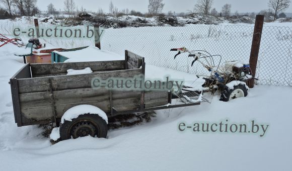 Мотоблок BRADO с прицепом