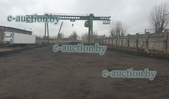 Подкрановый путь с земельными участками в г. Минске