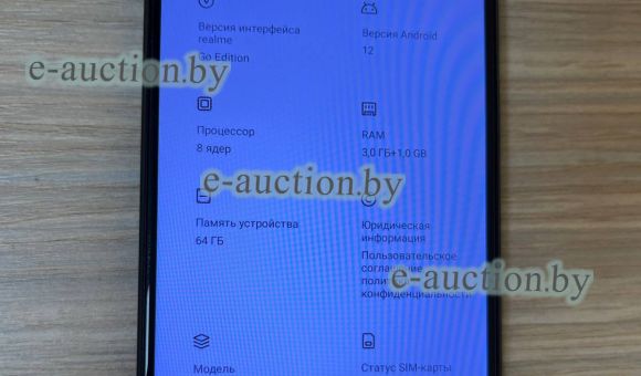 Смартфон Realmi C30s 3/64Gb