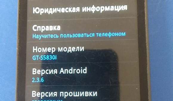 Смартфон Samsung S5830i Galaxy Ace