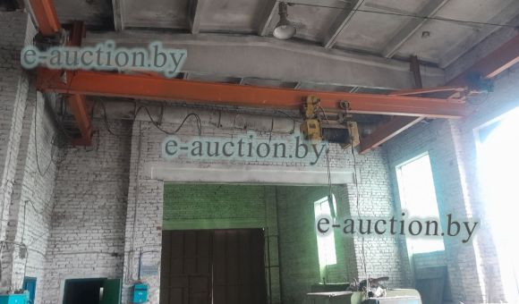 Кран-балка грузоподъемностью 2,5 тонны в комплексе с подкрановыми путями