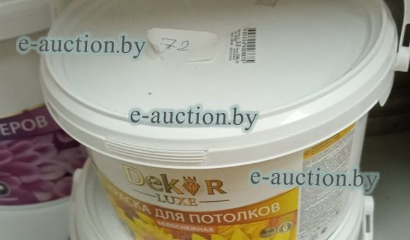 Краска DEKOR LUX для потолков 3кг