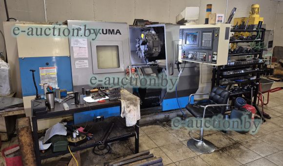 Станок токарный с ЧПУ OKUMA SIMUL TURN LU15-M с транспортером