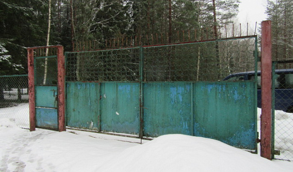 Ограждение территории базы отдыха около д. Коровчено (Быховский район)