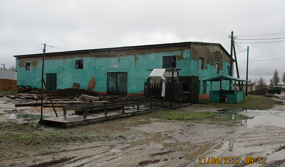 Здание лесоперерабатывающего цеха в г. Чечерске, площадью 531.8м²