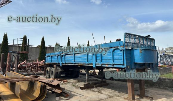 Полуприцеп платформа ОДАЗ 9370, 1983