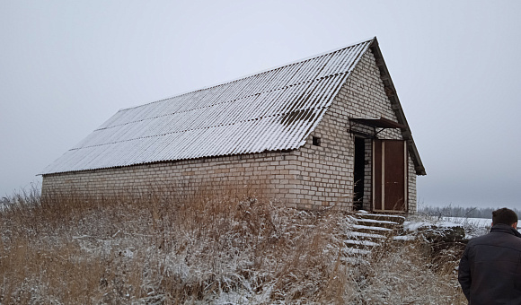 Овощехранилище вблизи д. Мглё (Смолевичский район), площадью 144.7 м²