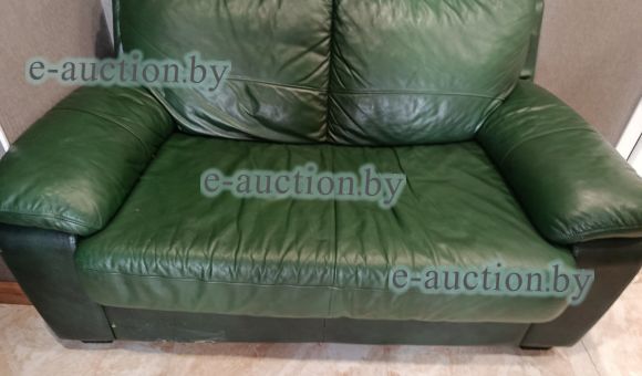 Диван зеленого цвета