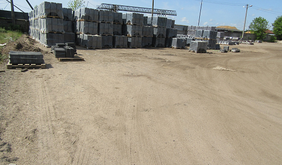Площадка для складирования сыпучих грузов в п. Чисть (Молодечненский район), площадью 3164.5 м²