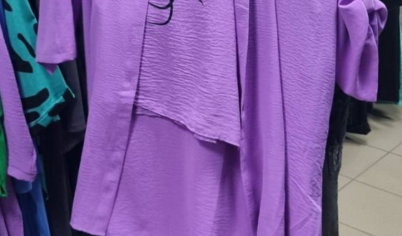 Брючный костюм женский (тройка) фиолетовый