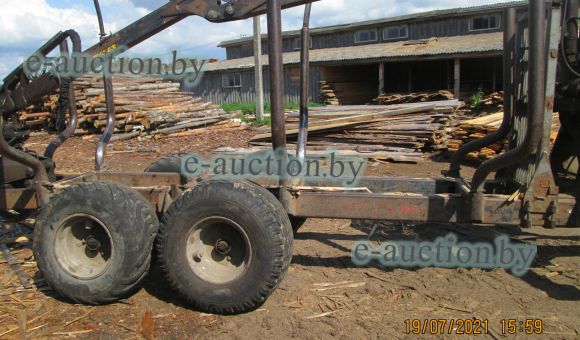 Полуприцеп лесовозный тракторный Palm 10D, 2016