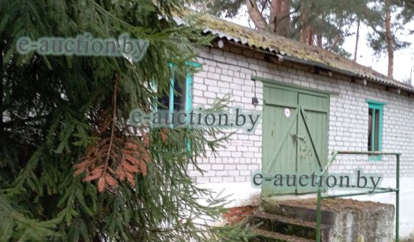 Здание вещевого склада в г. Браславе, площадью 58 м²