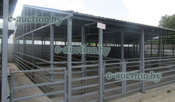 Навес для содержания скота вблизи д. Василевщина (Березинский район), площадью 286 м²