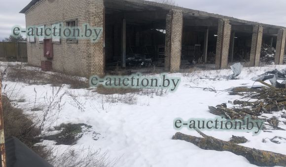 Навес для техники вблизи д. Выгонощи (Ивацевичский район), площадью 876.0м²