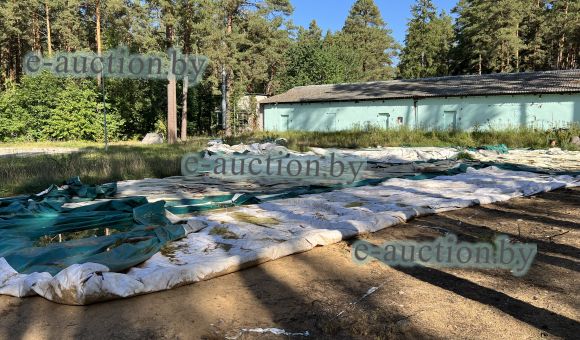 Двойная оболочка 2592 м² воздухоопорной конструкции с двумя тепловентиляционными установками Fanders, TS/P 400NEW