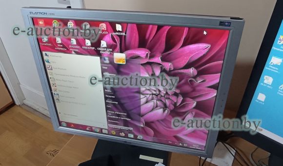 Компьютер в сборе (клавиатура, мышь, монитор LG 19, системный блок)