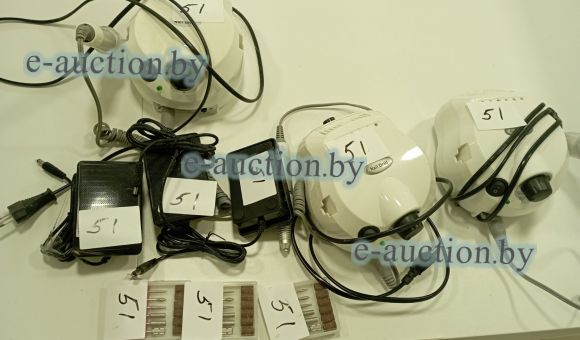 Аппарат для маникюра с педалью и фрезами №51