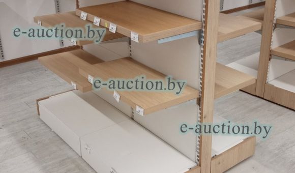 Стеллаж двойной с полками