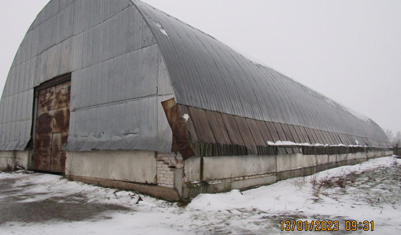 Зерносклад в д. Бакшты (Ивьевский район), площадью 1096.2 м²