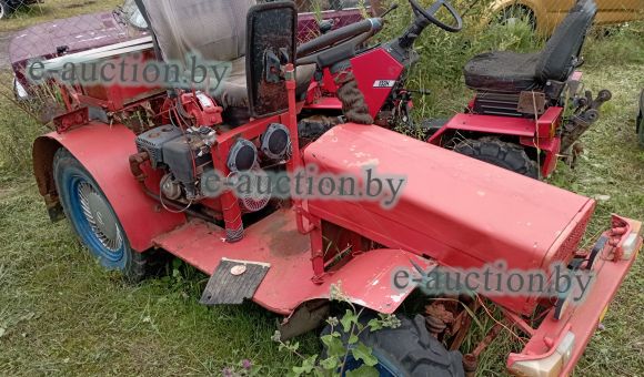 Самодельный трактор с плугом