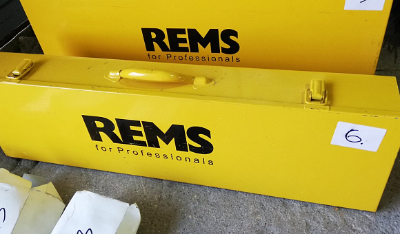REMS стальной  чемодан с  вкладышем для  REMS EVA 3/8-2  арт.526050