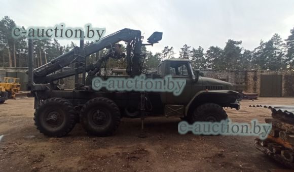 Автомобиль грузовой специальный сортиментовоз УРАЛ 4320, 1983