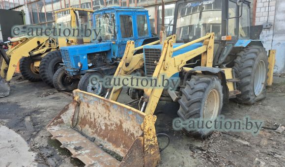 Экскаватор-погрузчик Амкодор 702 ЕМ-3 на базе Беларус 82П, 2008