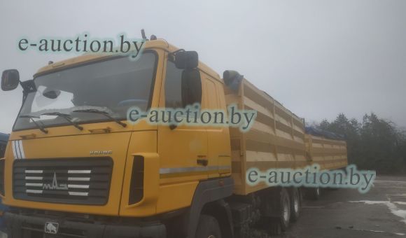 Самосвал МАЗ 6501 с прицепом МАЗ-8561