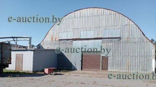 Склад стеклотары в г. Речице, площадью 857.5м²