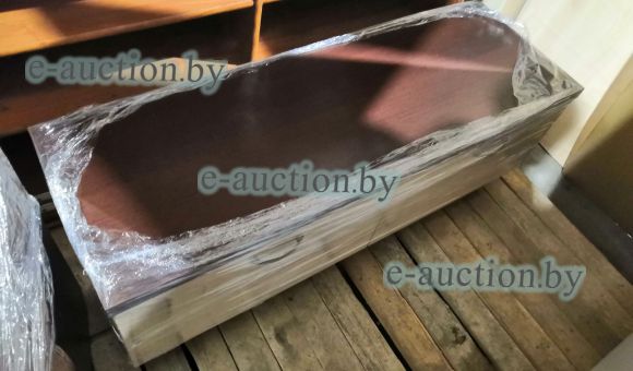 Комод на ножках с двумя дверцами коричнево-бежевый №6