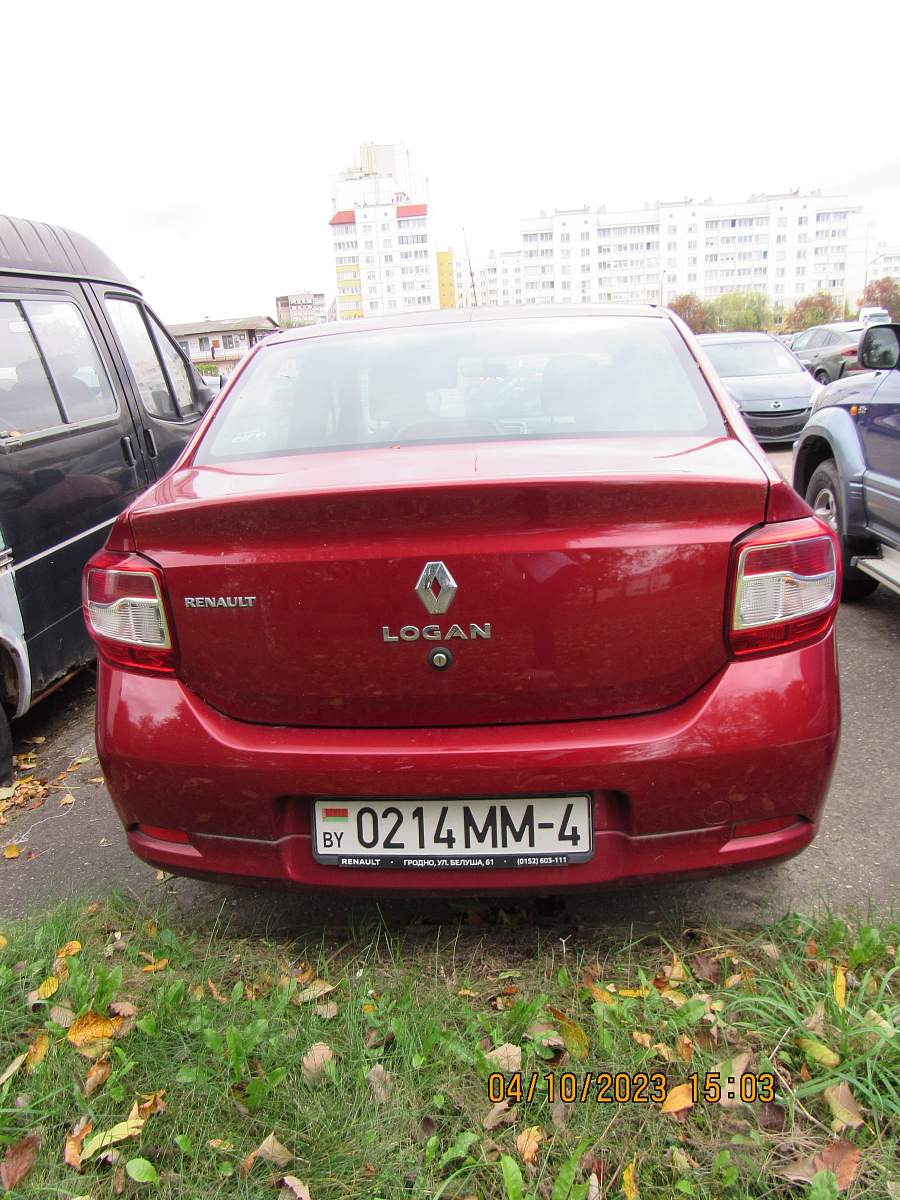 Купить автомобиль Renault Logan, 2019 г. в г. Гродно - цена 16600 рублей,  фото, характеристики.