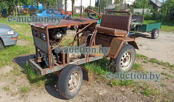 Трактор кустарного изготовления