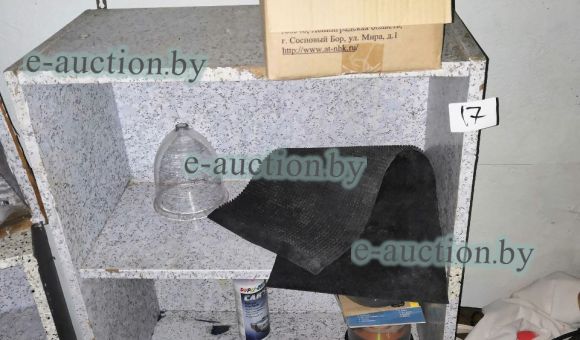 Тумбочка серого цвета №17