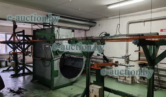 Монорельсовая установка для обработки шин 