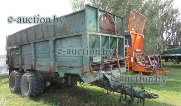 Машина для внесения твердых органических удобрений МТУ-18, 2014