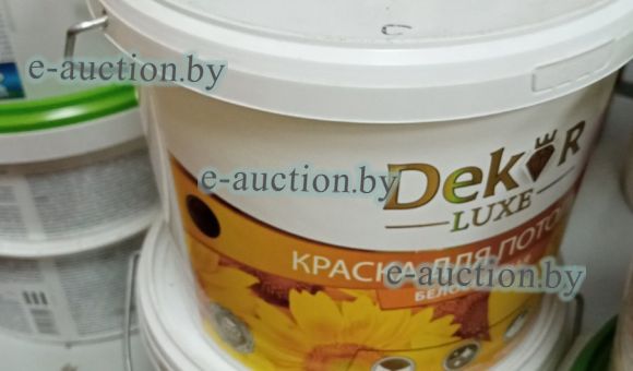 Краска DEKOR LUX для потолков 7кг